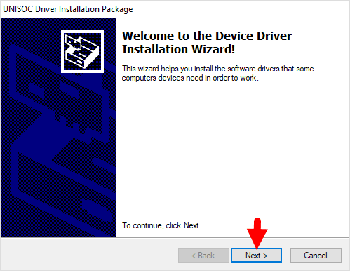 Unisoc SPD Driver Setup Next