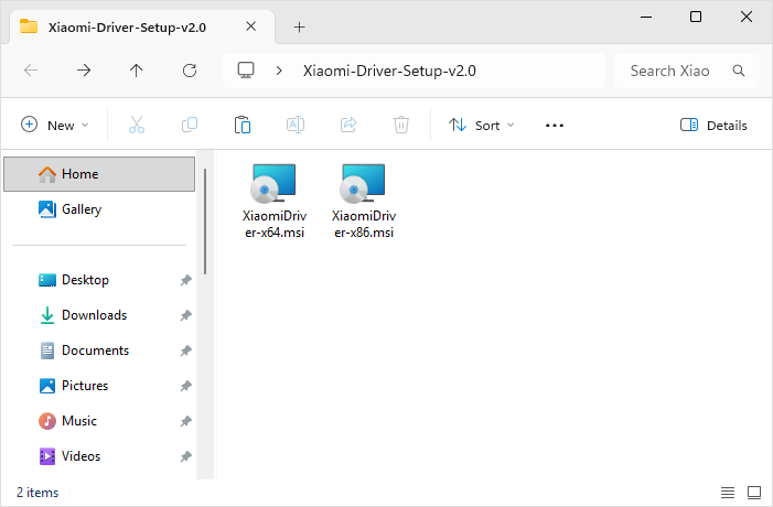 Xiaomi Driver Files