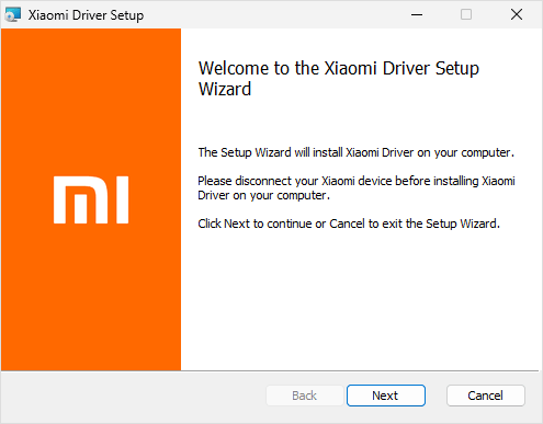 Xiaomi Driver